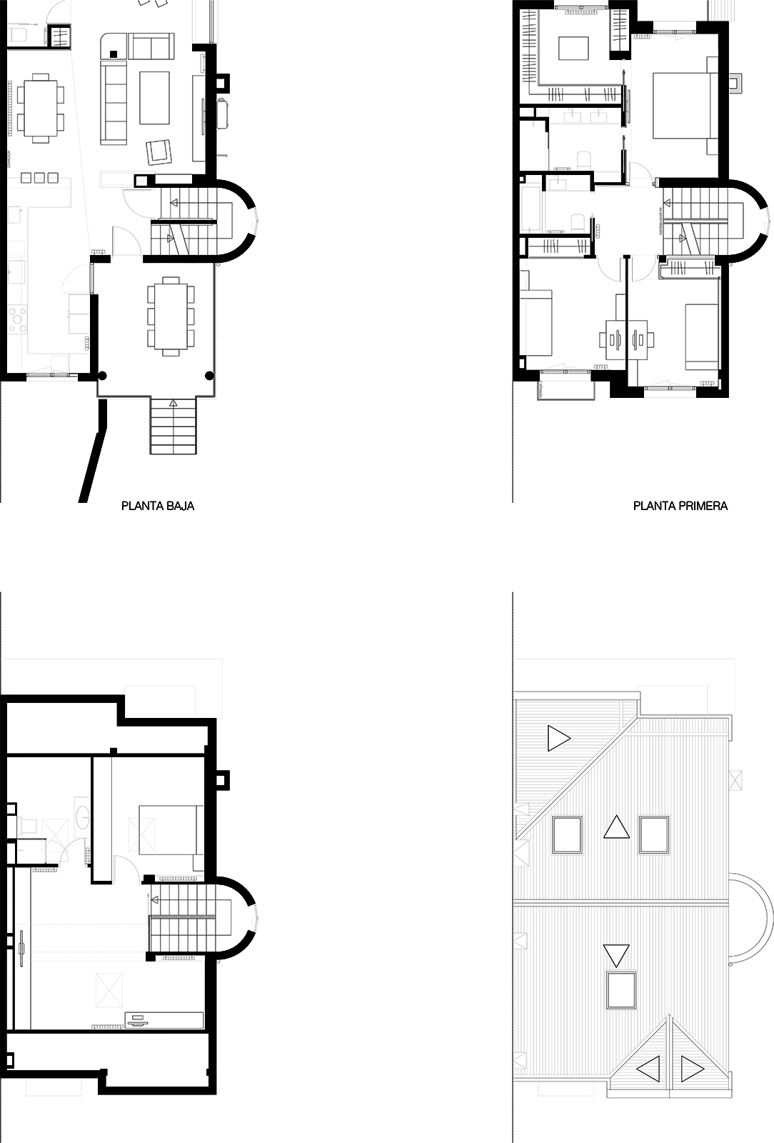 Plano Vivienda Entre Medianeras